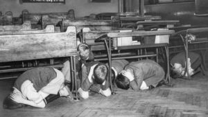Duck and Cover drill, 1950s